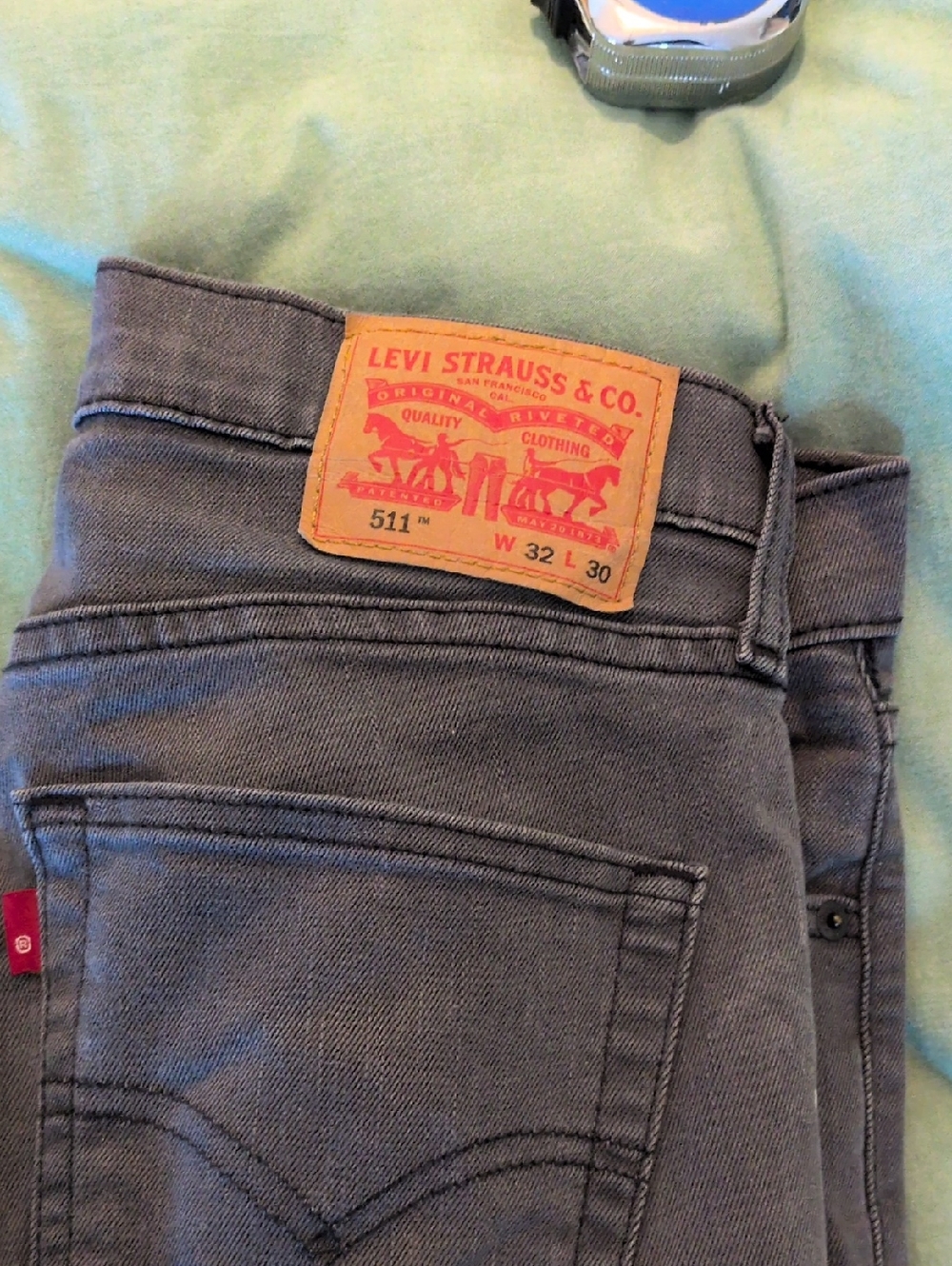 Levi's 511 Slim Straight Gray Jeans